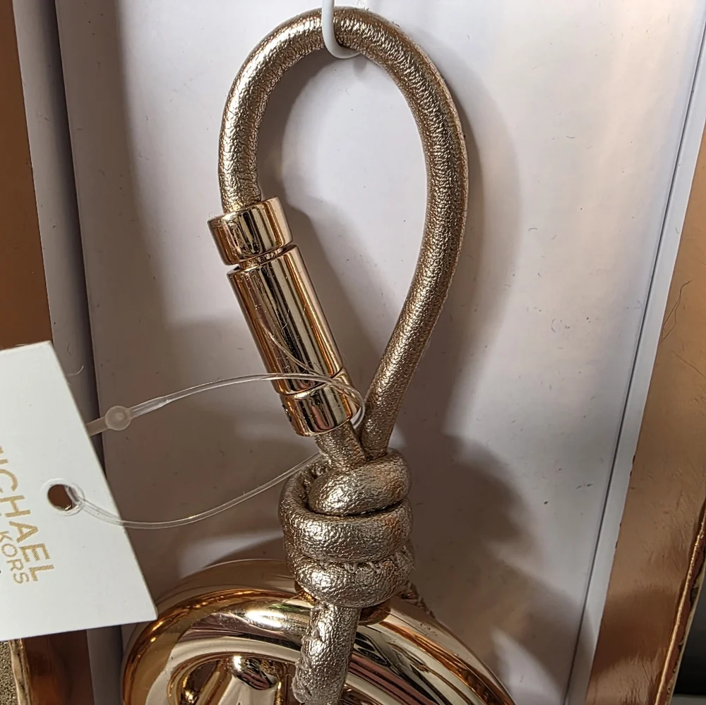 NEW Michael Kors Gold MK Pop Charm